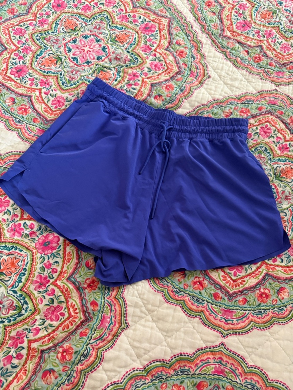 Athleta Bright Blue Women's Athletic Shorts